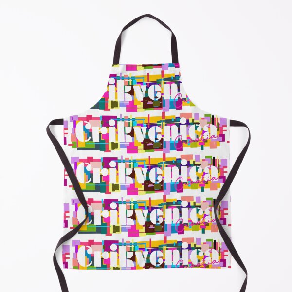 Item preview, Crikvenica, Croatia, Vibrant Abstract City Typography Art designed and sold by Wanderful-roads.