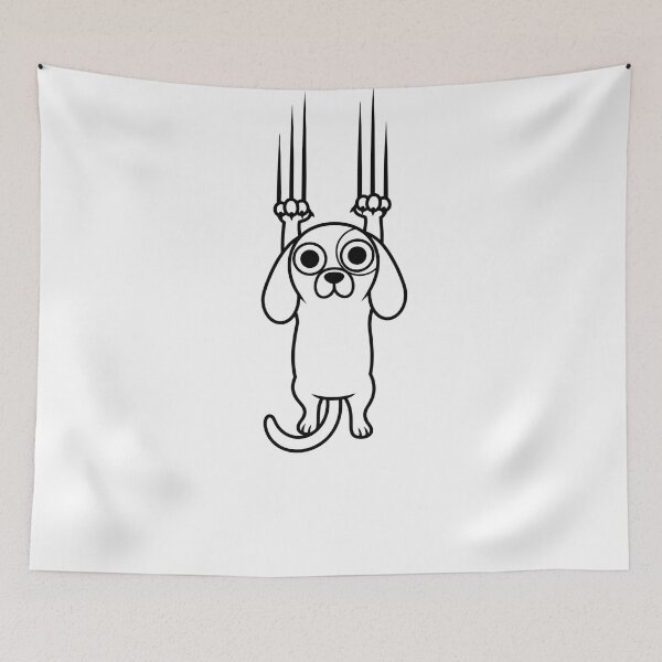 Item preview, A DRAWING OF A FUNNY DOG designed and sold by infinitearte.