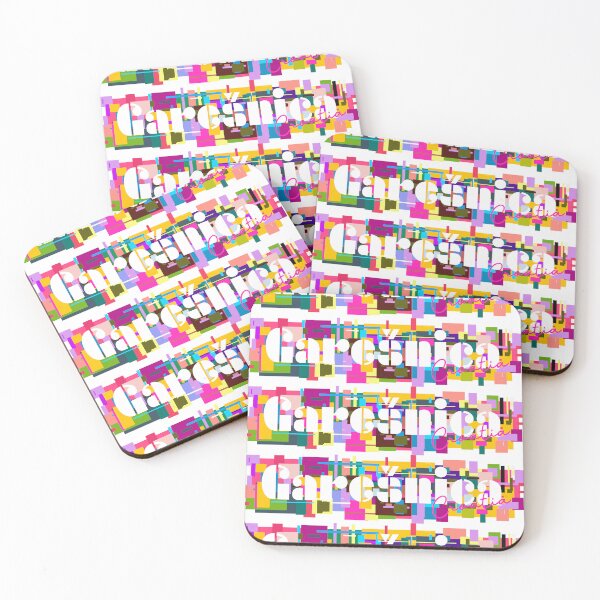 Item preview, Garešnica, Croatia, Vibrant Abstract City Typography Art designed and sold by Wanderful-roads.
