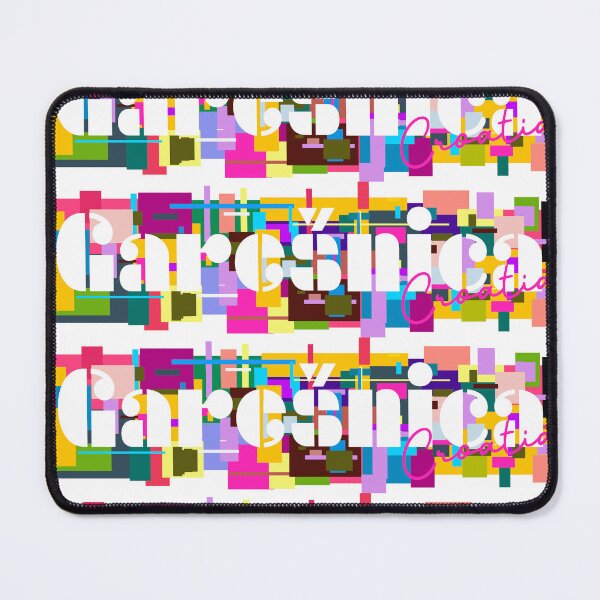 Item preview, Garešnica, Croatia, Vibrant Abstract City Typography Art designed and sold by Wanderful-roads.