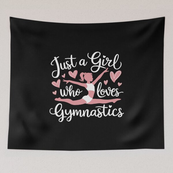 Item preview, Just a Girl who Loves Gymnastics designed and sold by jkrphoto.