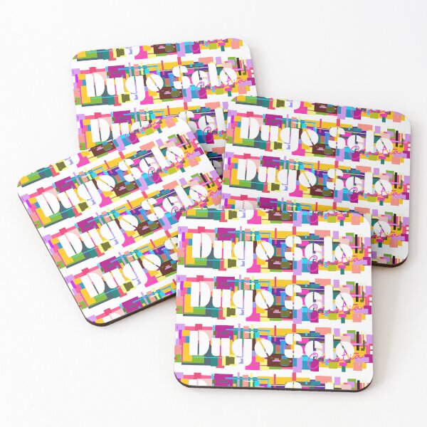 Item preview, Dugo Selo, Croatia, Vibrant Abstract City Typography Art designed and sold by Wanderful-roads.