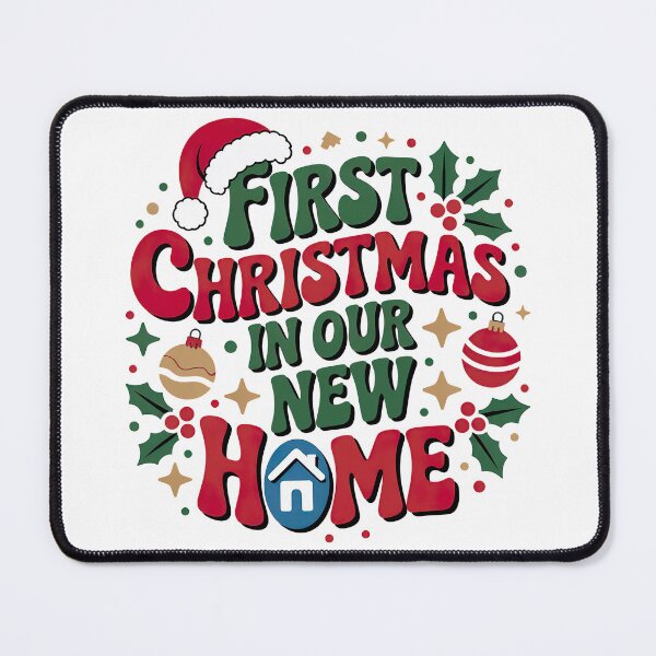 Item preview, First Christmas in Our New Home-Christmas Gift designed and sold by graphic-genie.