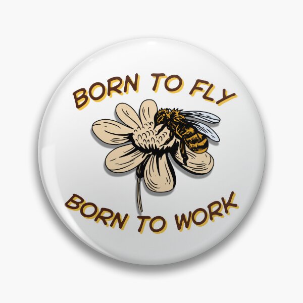 Item preview, “Born to Fly, Born to Work” designed and sold by Happicas.