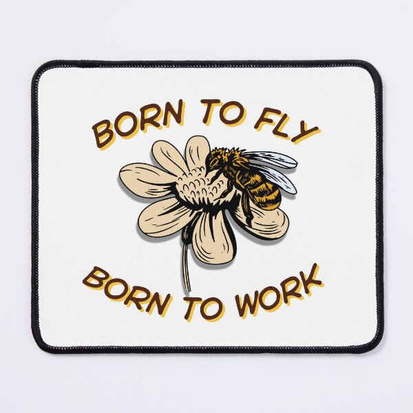 Item preview, “Born to Fly, Born to Work” designed and sold by Happicas.