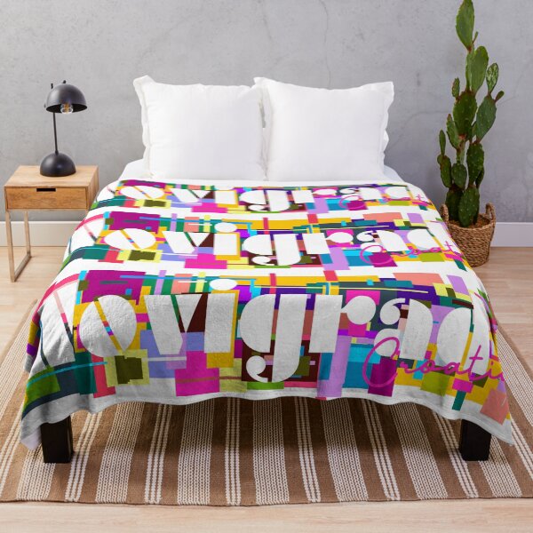 Item preview, Novigrad, Croatia, Croatia, Vibrant Abstract City Typography Art designed and sold by Wanderful-roads.