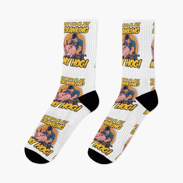 Item preview, Don't mind me just cranking my hog! designed and sold by NicMacTees.