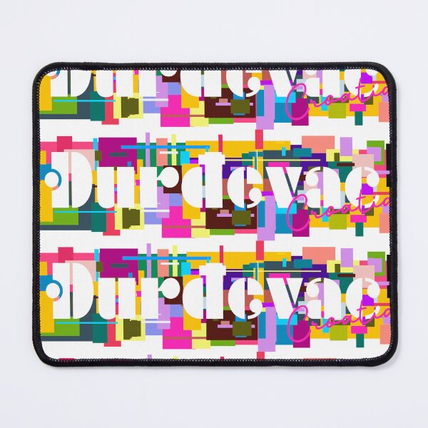 Item preview, Đurđevac, Croatia, Vibrant Abstract City Typography Art designed and sold by Wanderful-roads.