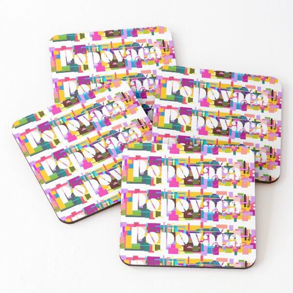 Item preview, Popovača, Croatia, Vibrant Abstract City Typography Art designed and sold by Wanderful-roads.