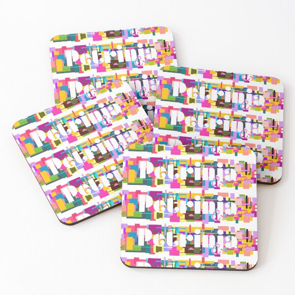 Item preview, Petrinja, Croatia, Vibrant Abstract City Typography Art designed and sold by Wanderful-roads.