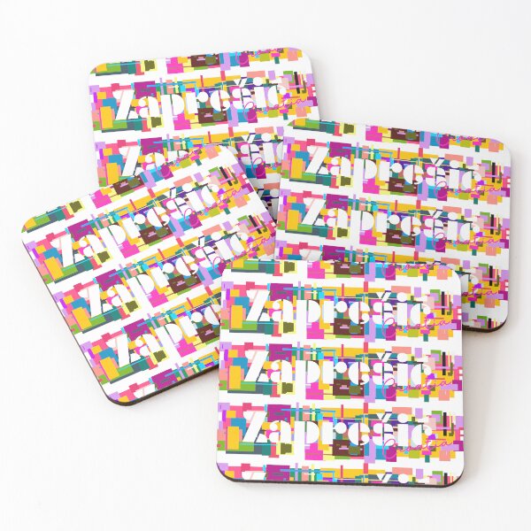 Item preview, Zaprešić, Croatia, Vibrant Abstract City Typography Art designed and sold by Wanderful-roads.