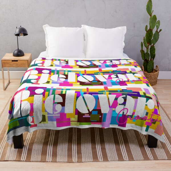 Item preview, Bjelovar, Croatia, Vibrant Abstract City Typography Art designed and sold by Wanderful-roads.