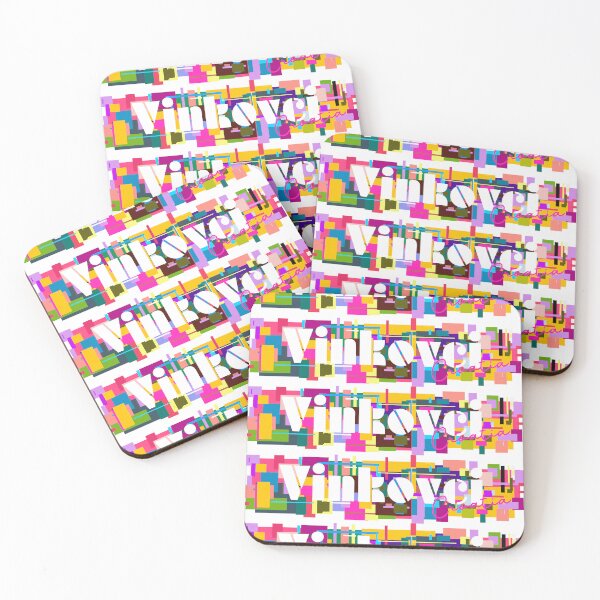 Item preview, Vinkovci, Croatia, Vibrant Abstract City Typography Art designed and sold by Wanderful-roads.