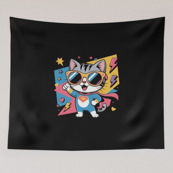 Item preview, Superhero Kitty Power designed and sold by Celebrate & Sparkle.