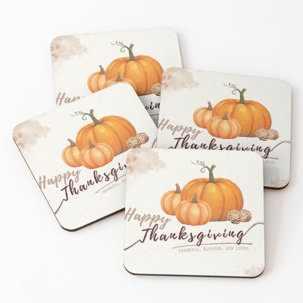 Item preview, Happy Thanksgiving Pumpkin Art | Cozy Autumn Wall Print & Puzzle Gift designed and sold by RiendeersDEAR.