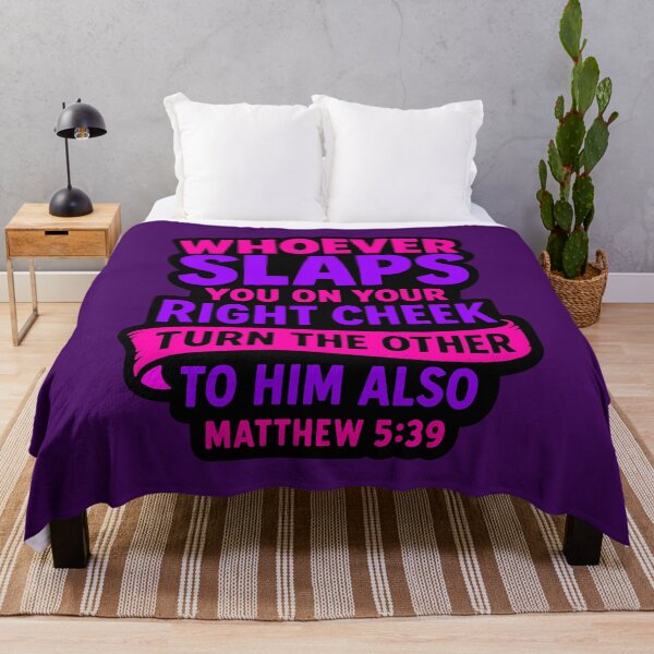 Item preview, Matthew 5:39 Turn The Other Cheek designed and sold by plushism.