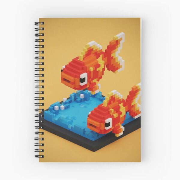 Item preview, Voxel Goldfish – Japanese Digital Art designed and sold by monononeiro.