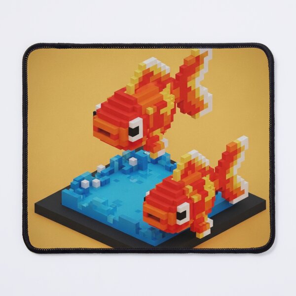 Item preview, Voxel Goldfish – Japanese Digital Art designed and sold by monononeiro.