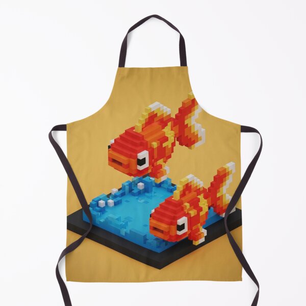 Item preview, Voxel Goldfish – Japanese Digital Art designed and sold by monononeiro.