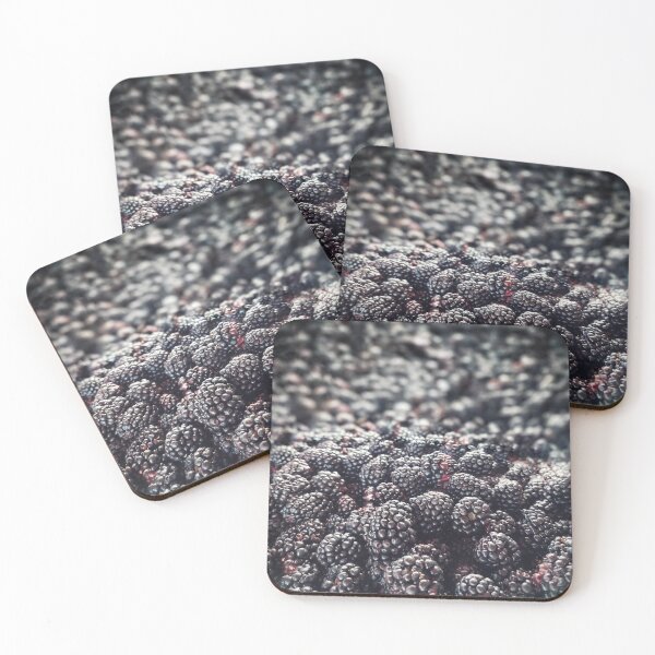 Item preview, Blackberry Macro Texture - Dark and Moody Food Pattern  designed and sold by SergioMiklos.