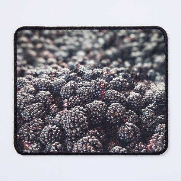 Item preview, Blackberry Macro Texture - Dark and Moody Food Pattern designed and sold by SergioMiklos.