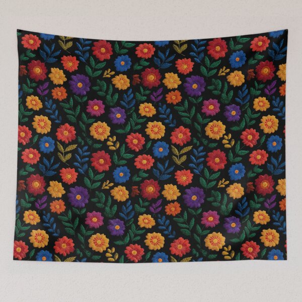 Item preview, Chic Fragrant Embroidered Texture For Boho Decor designed and sold by RoyalStarsPatts.