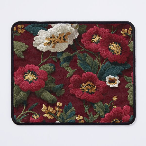Item preview, Beautiful Stunning Floral Embroidered Print For Carnation Lovers designed and sold by RoyalStarsPatts.