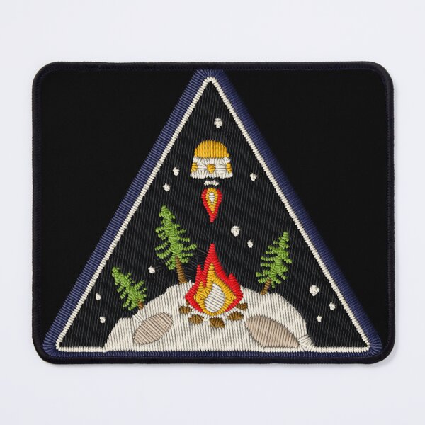 Item preview, Outer Wilds embroidered-style ship patch — textured, hand-stitched space designed and sold by · GAMING SOUL ·.