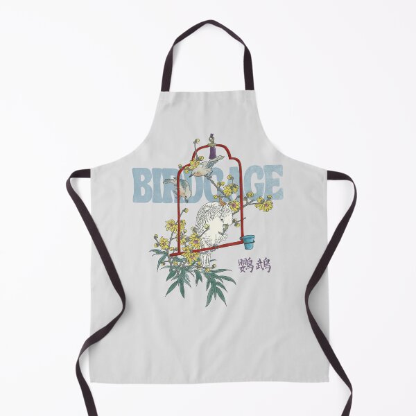 Item preview, Retro Bloom – Avian Gathering | Kacho-ga Inspired Parrot & Plum Design designed and sold by tokomoroJP.