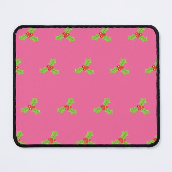 Item preview, The cute holly on leaf the pink background designed and sold by Figaro-17.