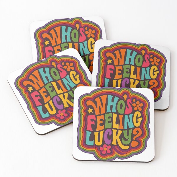 Item preview, Psychedelic 60s-style Who's Feeling Lucky designed and sold by spoo-art.