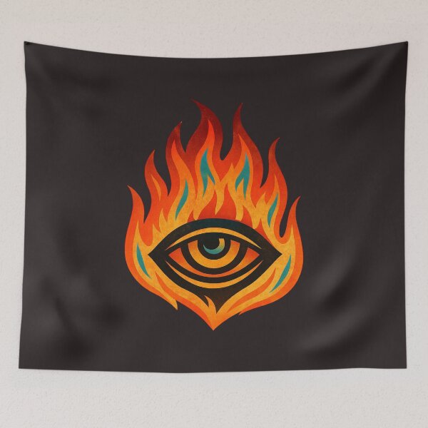 Item preview, The Eye & The Flame — Divine Awareness designed and sold by DivineRejects.