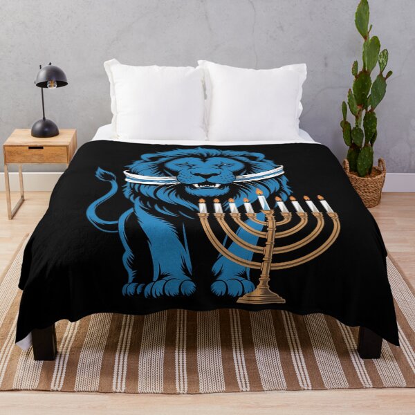 Item preview, Hanukkah Lion Chanukah Animal Jewish designed and sold by Bandikonsalez.