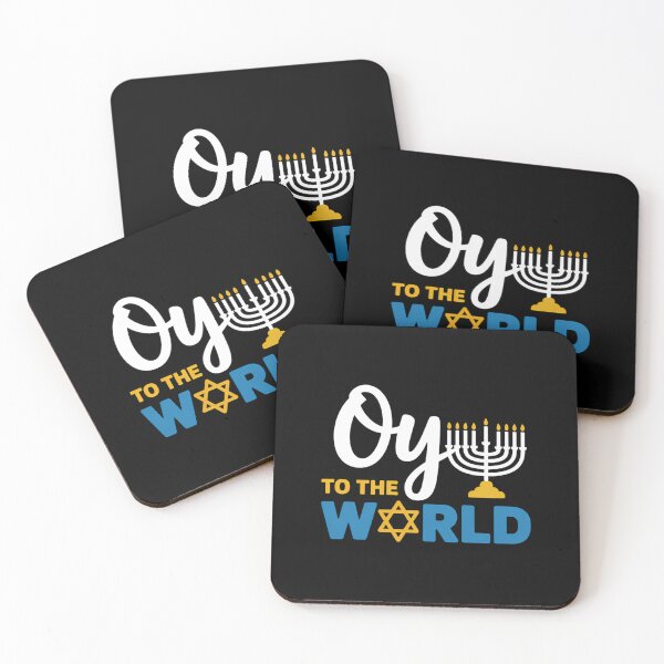 Item preview, Oy To The World Funny Happy Hanukkah designed and sold by Bandikonsalez.