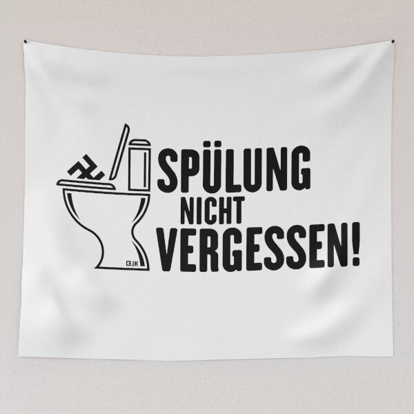Item preview, Don't forget to flush! (Against the Right / Black) designed and sold by Roderix.
