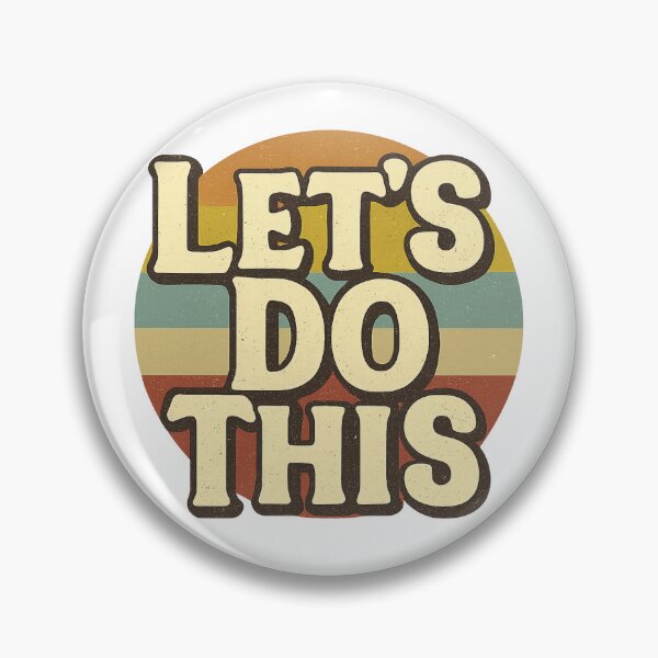 Item preview, Retro-style Let's Do This designed and sold by spoo-art.