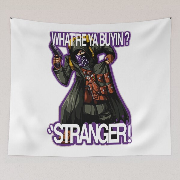 Item preview, Resident Evil 4 Merchant (Quotes 5) (Purple Outline)  designed and sold by Elviscostello22.