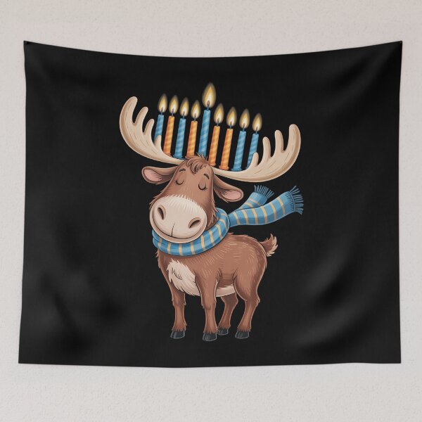 Item preview, Jewish Moose Funny Hanukkah Moose designed and sold by Bandikonsalez.