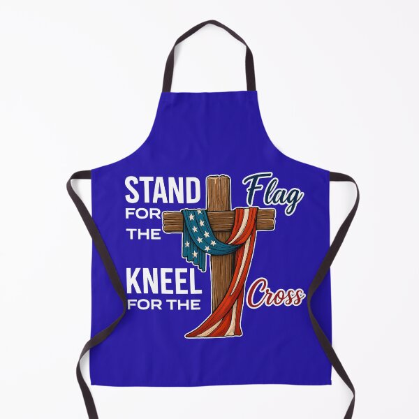 Item preview, Stand for the Flag Kneel for the Cross – USA Christian Gift designed and sold by KevinorNorris.