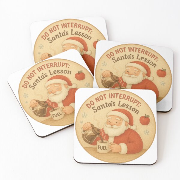 Item preview, Do Not Interrupt: Santa’s Lesson | Funny Teacher Door Sign Christmas Coffee Shirt designed and sold by Just You Tee | Say It Loud, Wear It Proud.