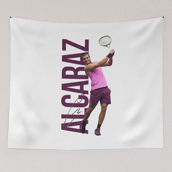Item preview, Carlos Alcaraz, vintage retro designed and sold by screenprints.