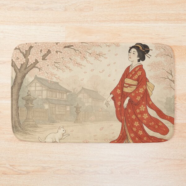 Item preview, Crimson Elegance Under the Blossoms designed and sold by ポチDX.
