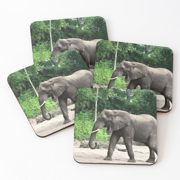 Item preview, Elephant in a Lush Habitat designed and sold by MercerImages.
