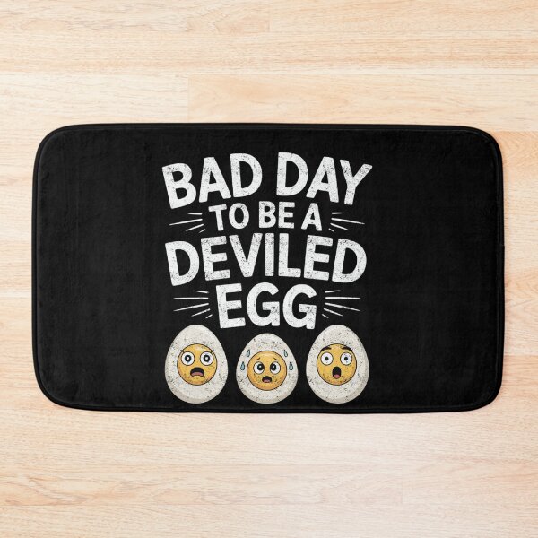 Item preview, Bad Day to Be a Deviled Egg Funny Thanksgiving Food Humor Design designed and sold by FreshVibe Prints.