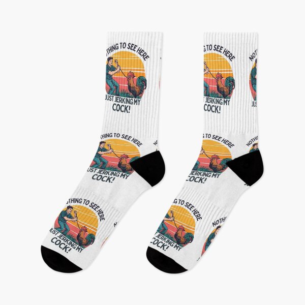 Item preview, Nothing to see here just jerking my cock! designed and sold by NicMacTees.