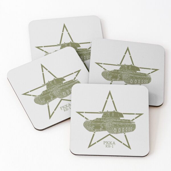 Item preview, Dark Green KV-1 Silhouette - RKKA Stencil Star, Cyrillic Soviet Markings designed and sold by FAawRay.