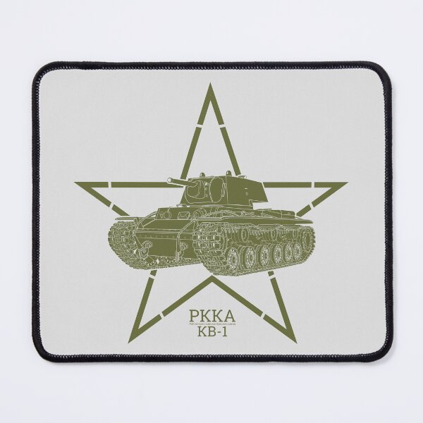 Item preview, Dark Green KV-1 Silhouette - RKKA Stencil Star, Cyrillic Soviet Markings designed and sold by FAawRay.