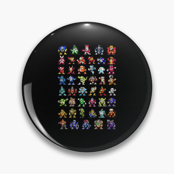 Item preview, Megaman 1-6 Robot Masters designed and sold by katmitange.