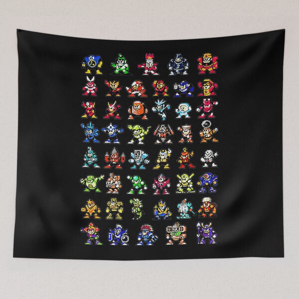 Item preview, Megaman 1-6 Robot Masters designed and sold by katmitange.