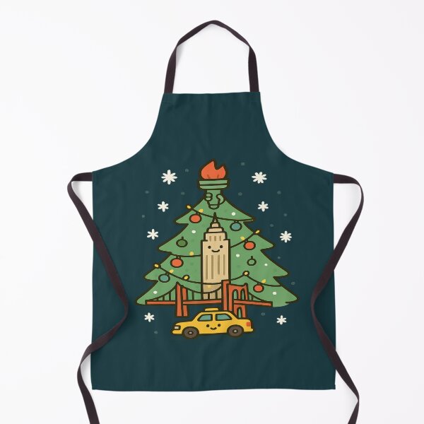 Item preview, New York Landmark Christmas Tree: Holiday Lights in the City designed and sold by Globalcitytees.